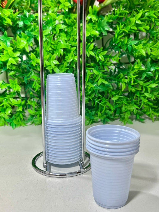 Suporte Porta Copos Descartáveis 50/80ml Cromado Bancada