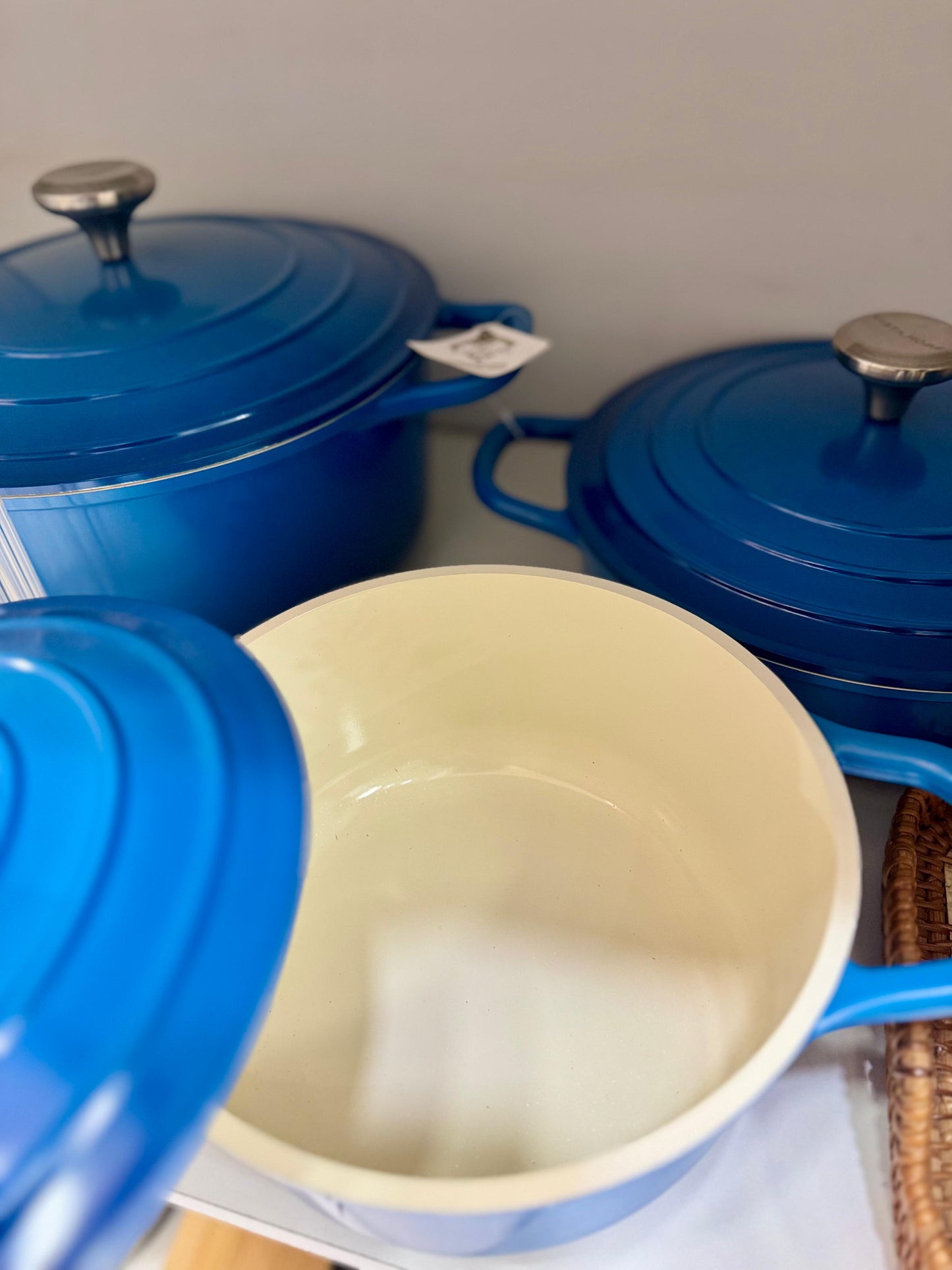CONJUNTO 3 CAÇAROLAS COM INDUÇÃO ALMAFI BLU