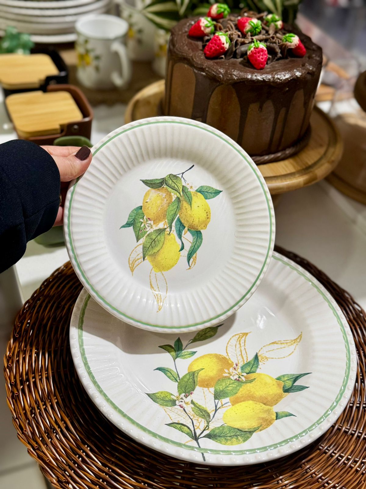PRATO RASO LIMÃO SICILIANO SCALLA 27CM