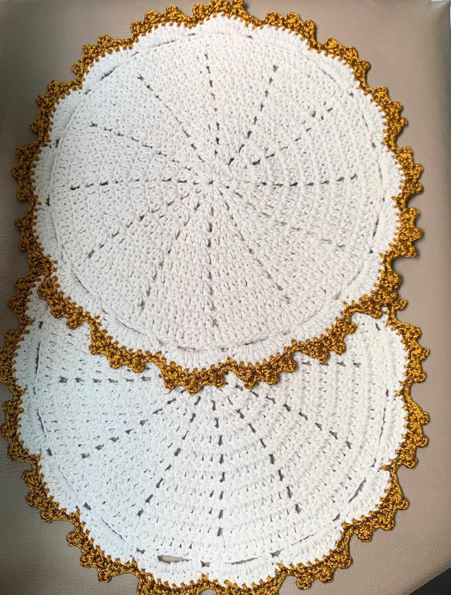 Jogos Americano de Crochê ( 6 peças )