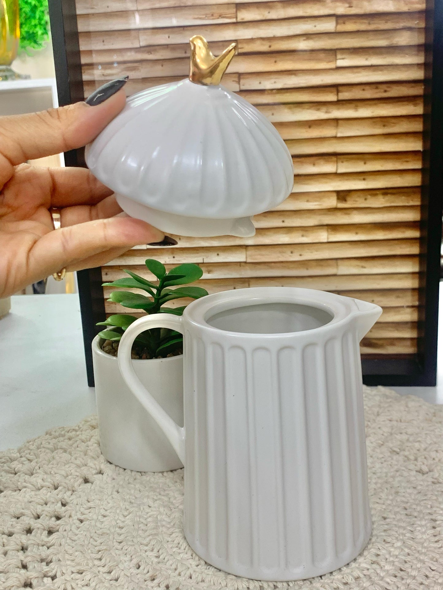 WOLFF - Bule de Cerâmica com Tampa Colibri 600ml