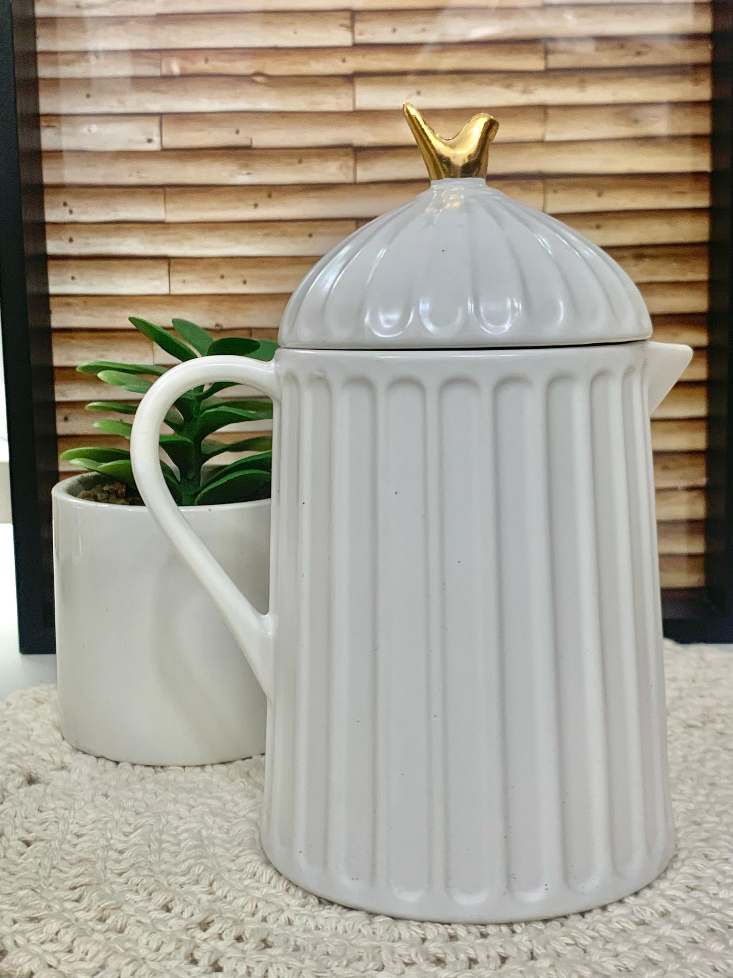 WOLFF - Bule de Cerâmica com Tampa Colibri 600ml