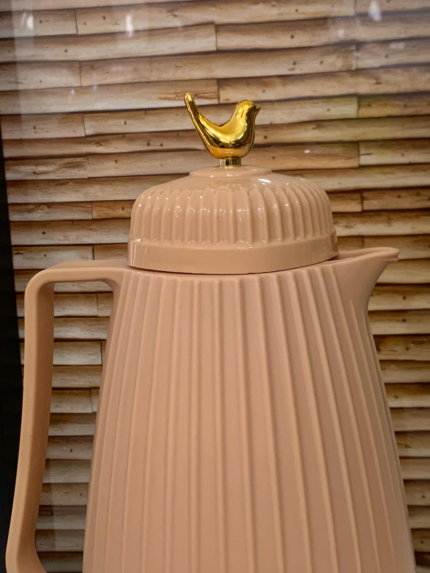 Garrafa Térmica 1L de Plástico Dove Bege WOLFF