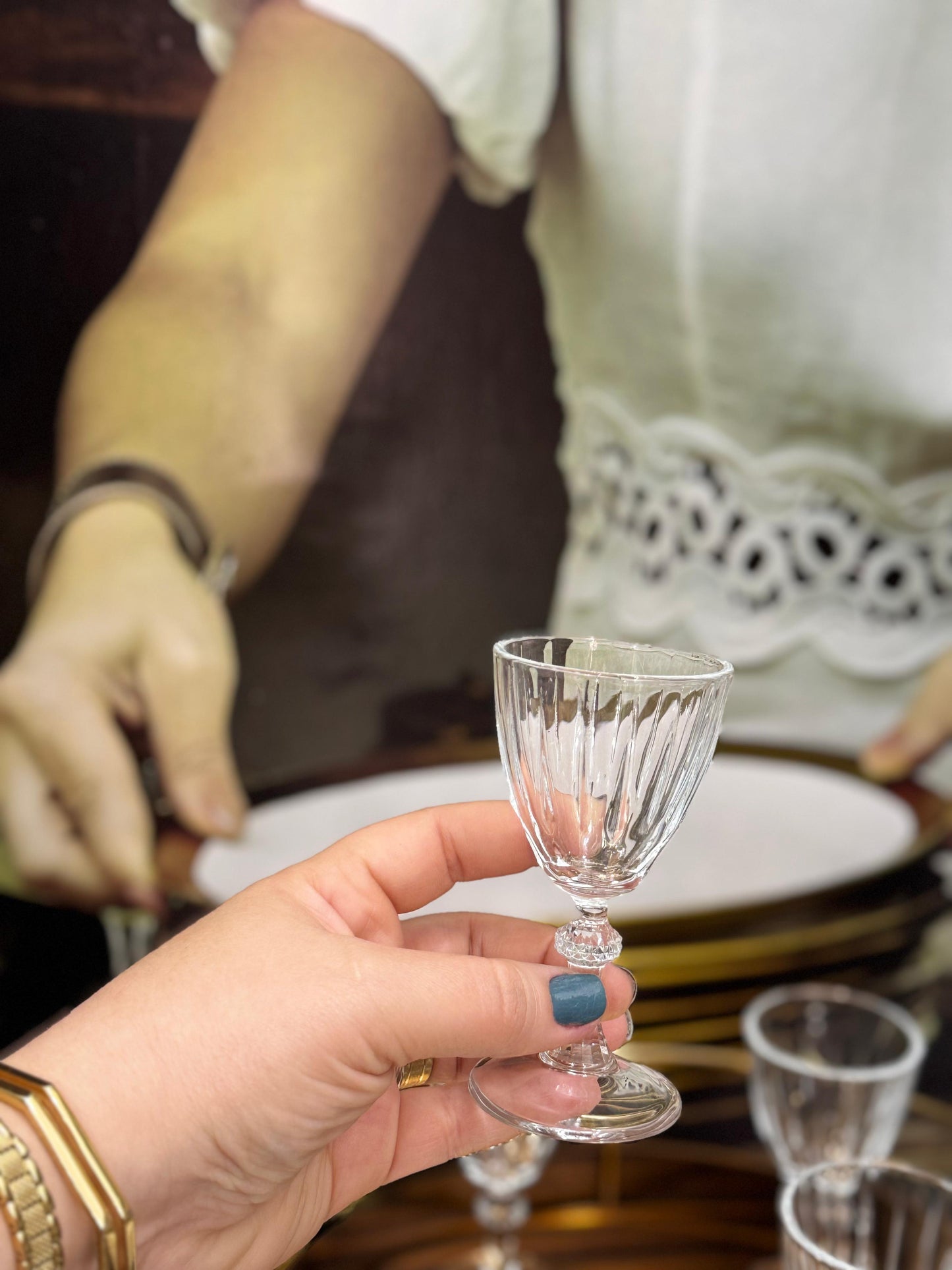 Jogo 4 Taças Para Licor Diamond de Vidro Pasabahce - 49ml