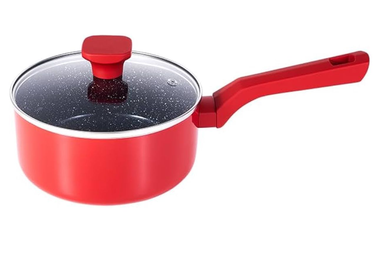 Mimo Style Conjunto de 5 panelas indução Pratic Cook Red
