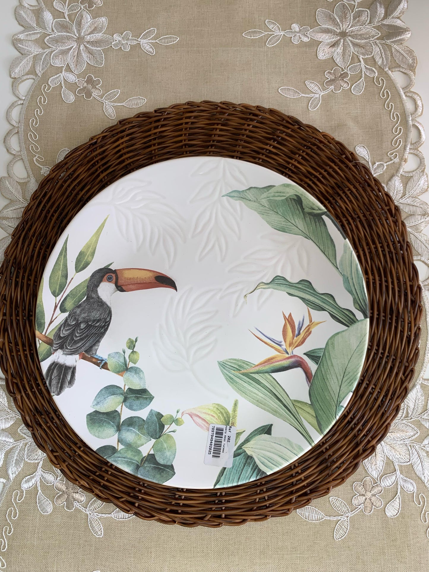 Prato Raso Tucano 27cm  - Scalla cerâmica