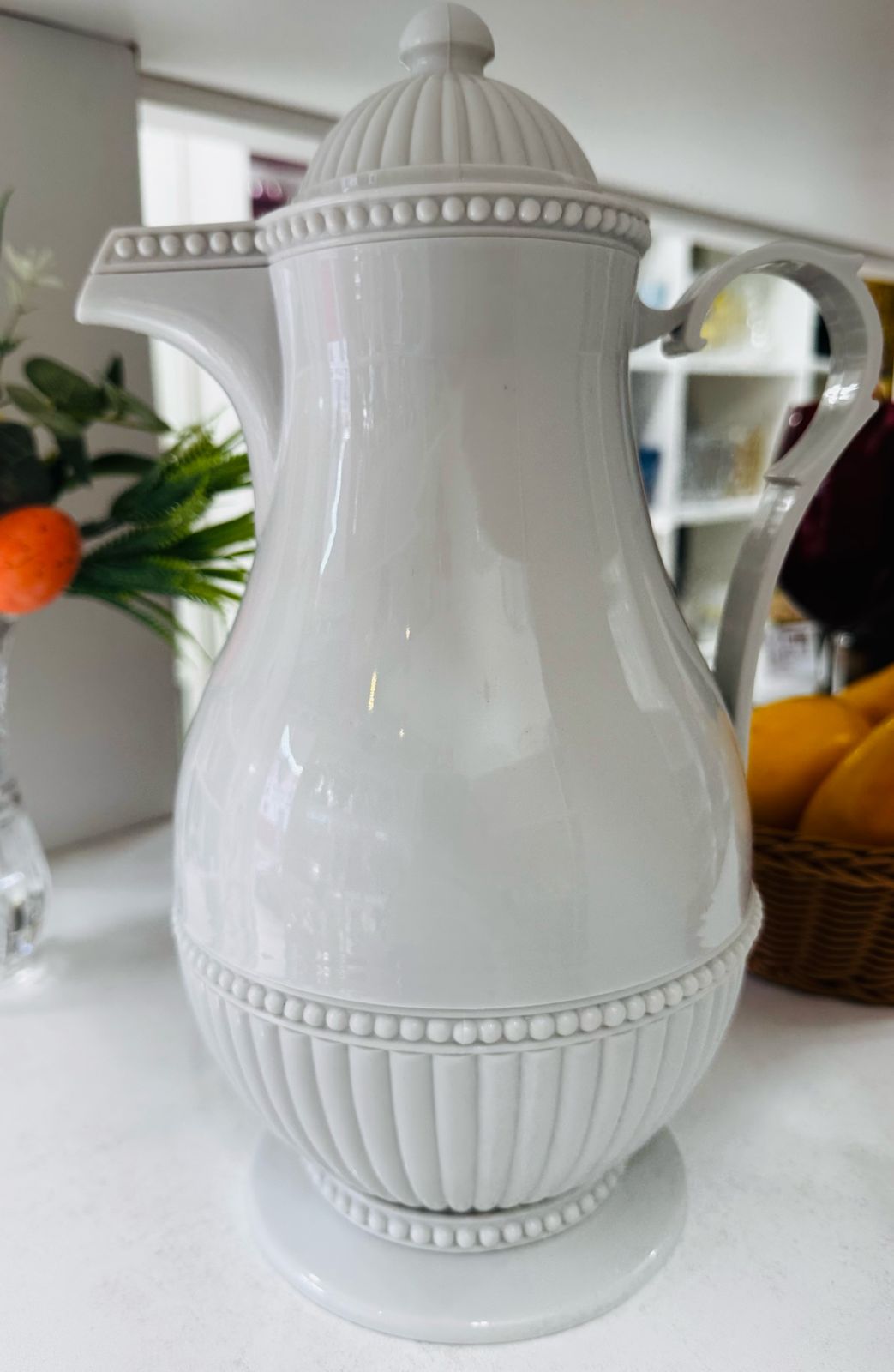 Garrafa Térmica VINTAGE Cinza, Azul e Rosa - 1 Litro LYOR