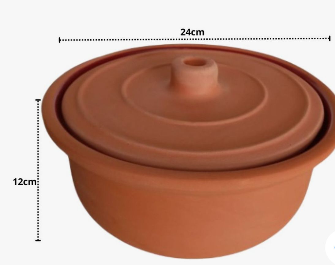 Caçarola Aldeia em Cerâmica com Tampa 2.5L 24x12cm - L'Hermitage