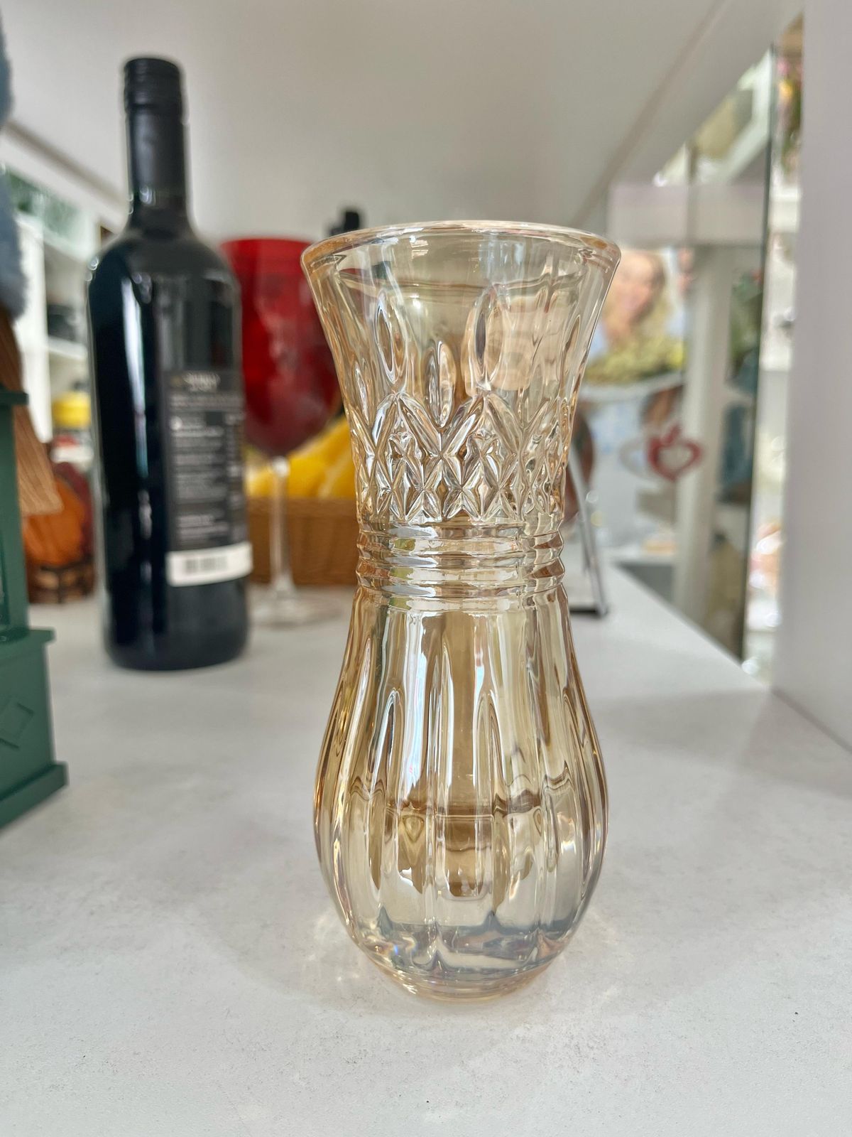 Vaso de Cristal  Âmbar Lys