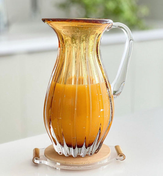 Jarra Wolff Italy De Vidro Âmbar 800ml