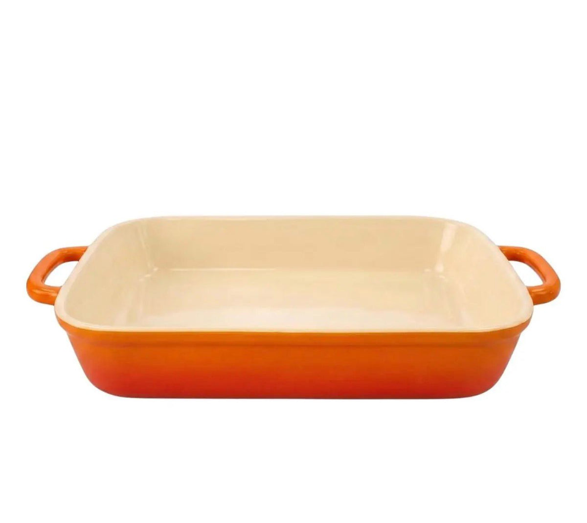 TRAVESSA REFRATARIA ALMAFI CERAMICA LARANJA 31X21,4X5,2CM