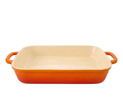TRAVESSA REFRATARIA ALMAFI CERAMICA LARANJA 31X21,4X5,2CM