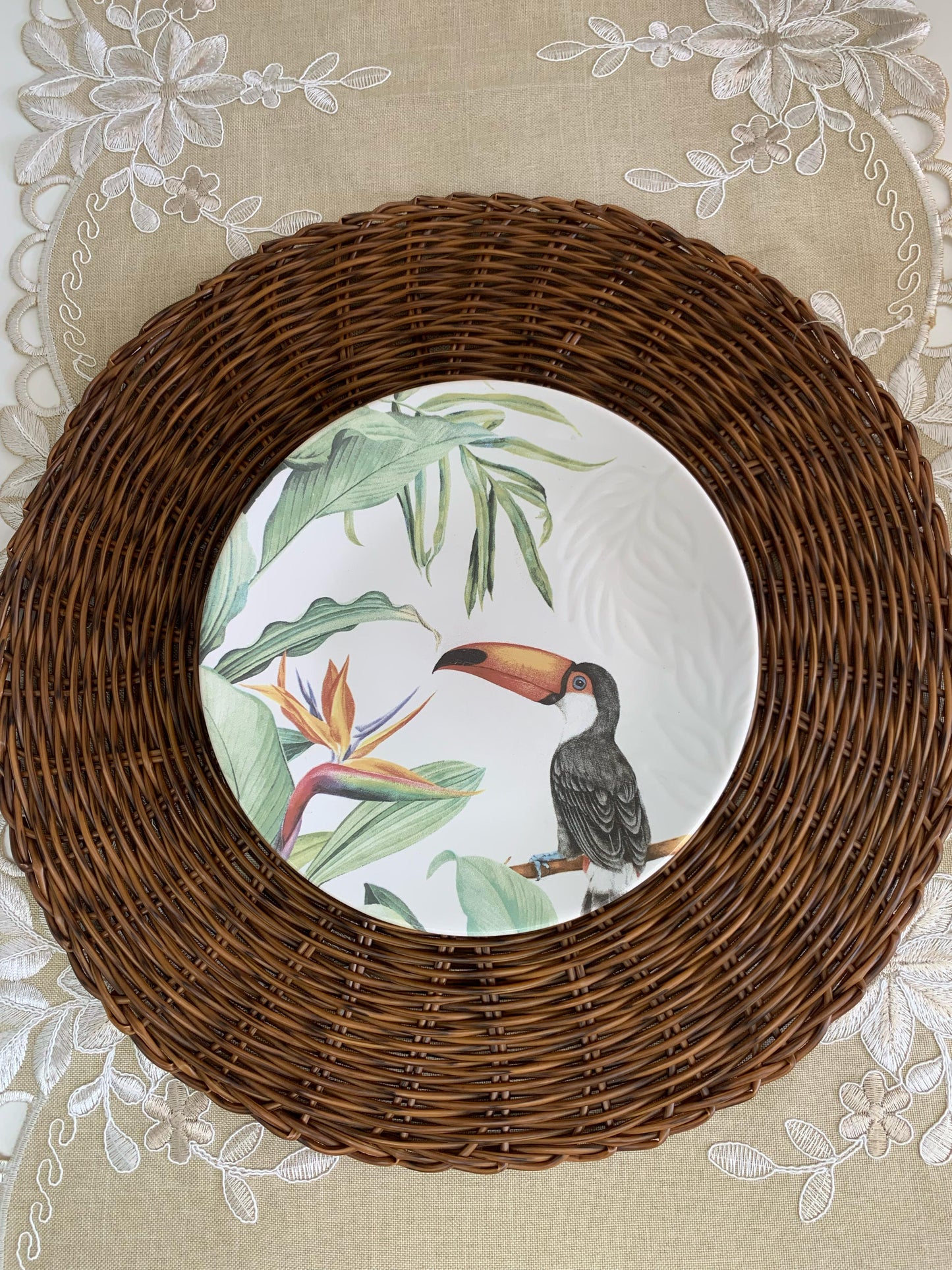 Prato Sobremesa Tucano - SCALLA CERAMICA 20cm