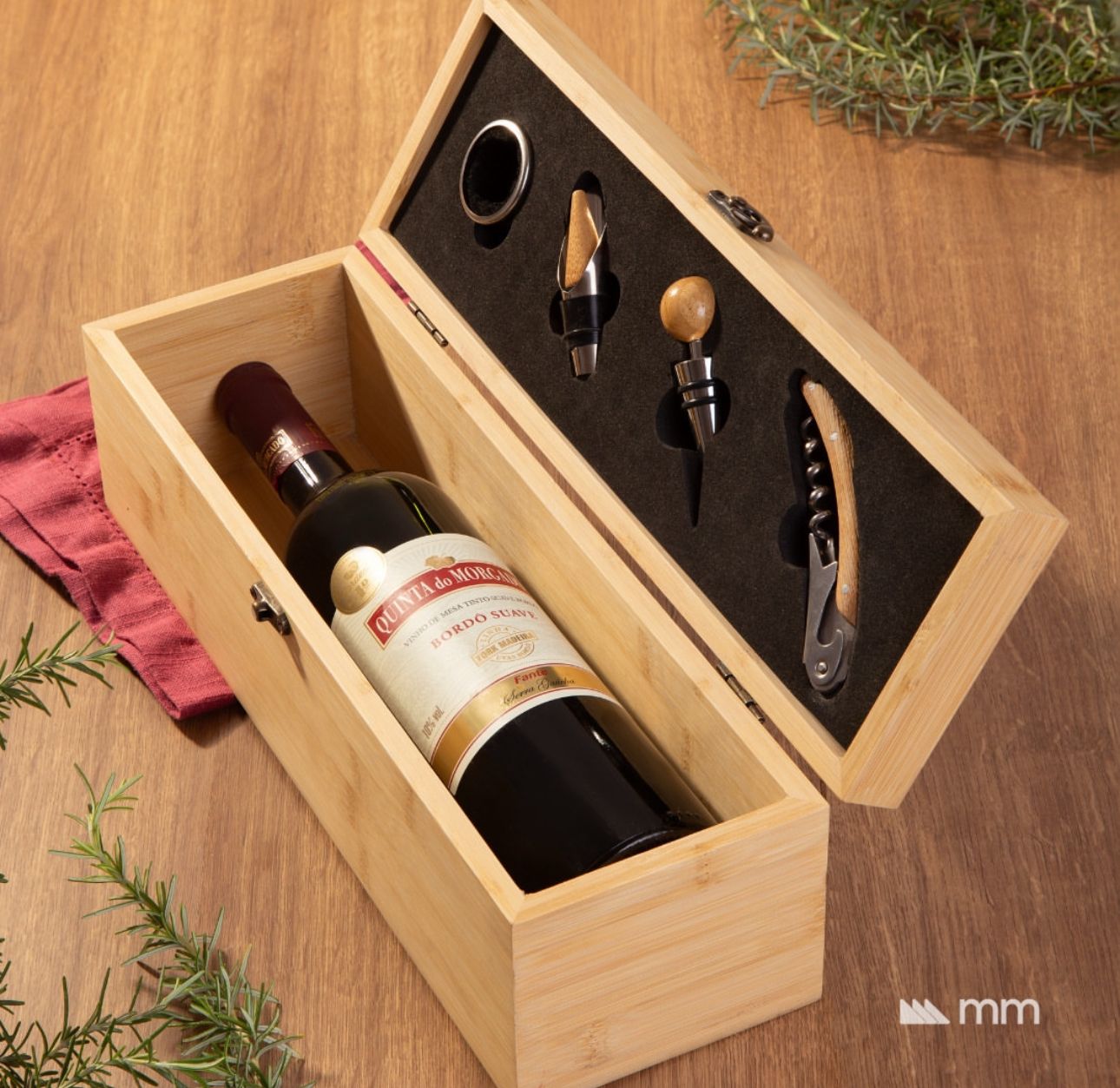 kit vinho com 5 peças