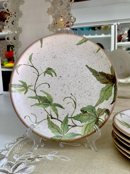 Prato Coup Tropical Leaves 21cm