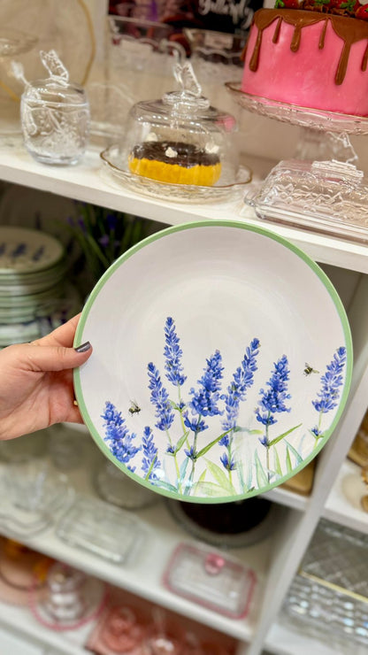 PRATO RASO LAVANDA SCALLA 27CM