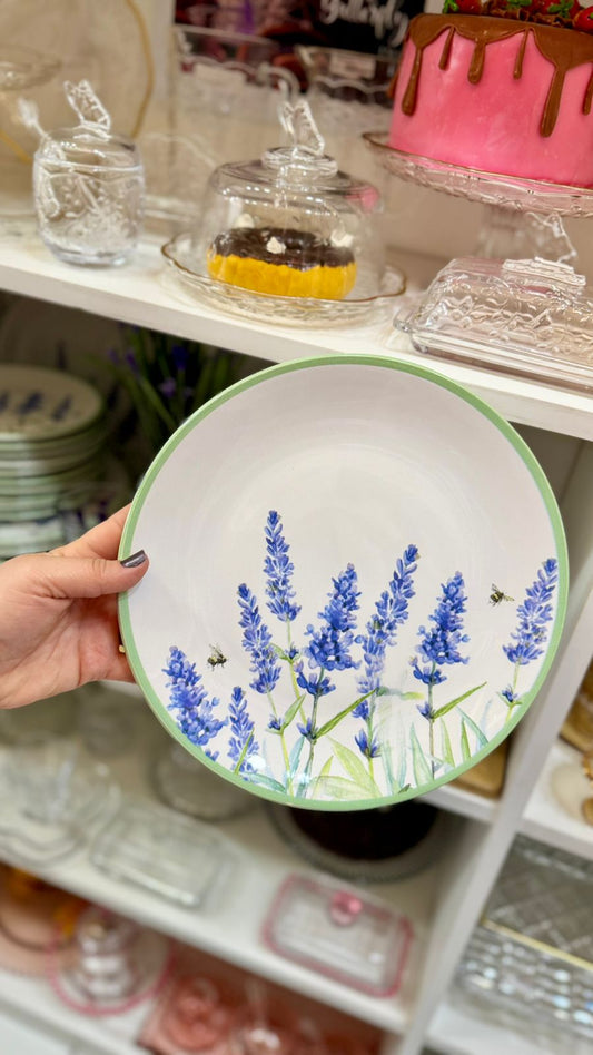 PRATO RASO LAVANDA SCALLA 27CM