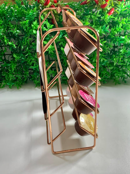 Suporte Porta 32 Cápsulas Café Dolce Gusto Cobre Rose Future