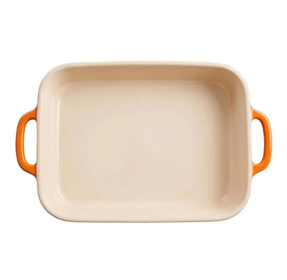 TRAVESSA REFRATARIA ALMAFI CERAMICA LARANJA 31X21,4X5,2CM