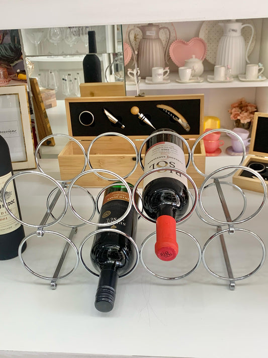 Adega Empilhável Porta 8 Garrafas Vinho Aço  2 Unidade Future Aço Inoxidável