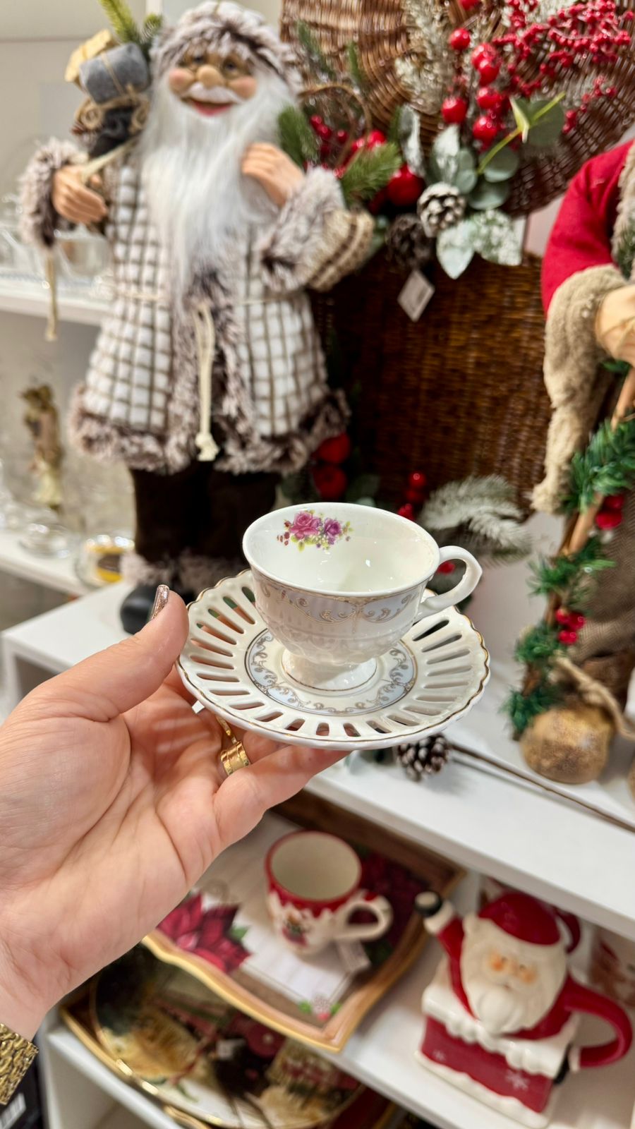 CJ 6 XICARAS P/CAFE MON CHERI EM NEW BONE CHINA 80ML