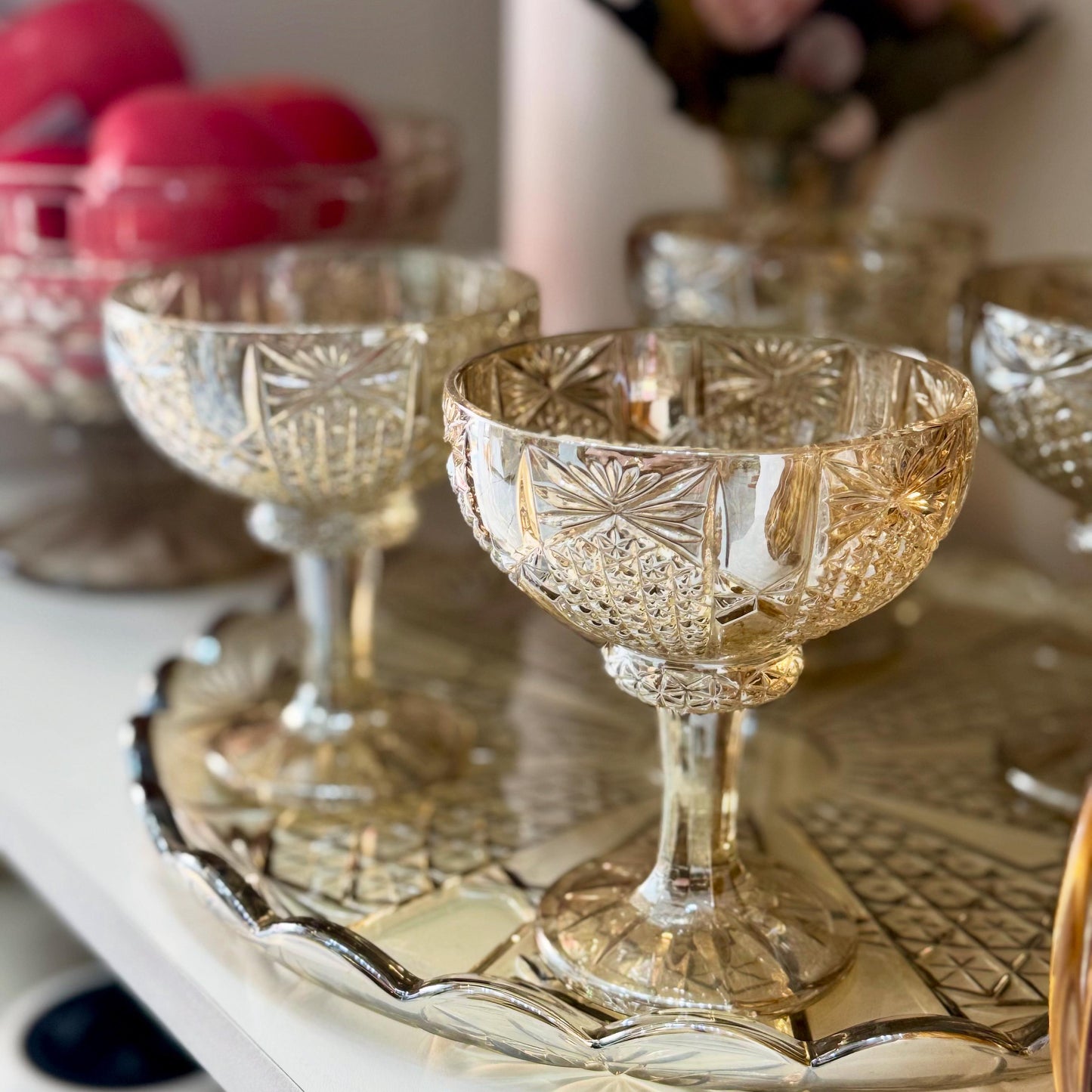 Wolff CJ 6 TAÇAS CRISTAL P/SOBREMESA PRINCESS 260ml CHAMPANHE