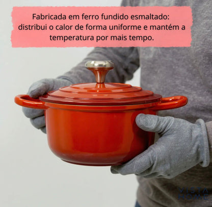 CONJUNTO CAÇAROLAS COM INDUÇÃO AMALFI 08 PEÇAS
