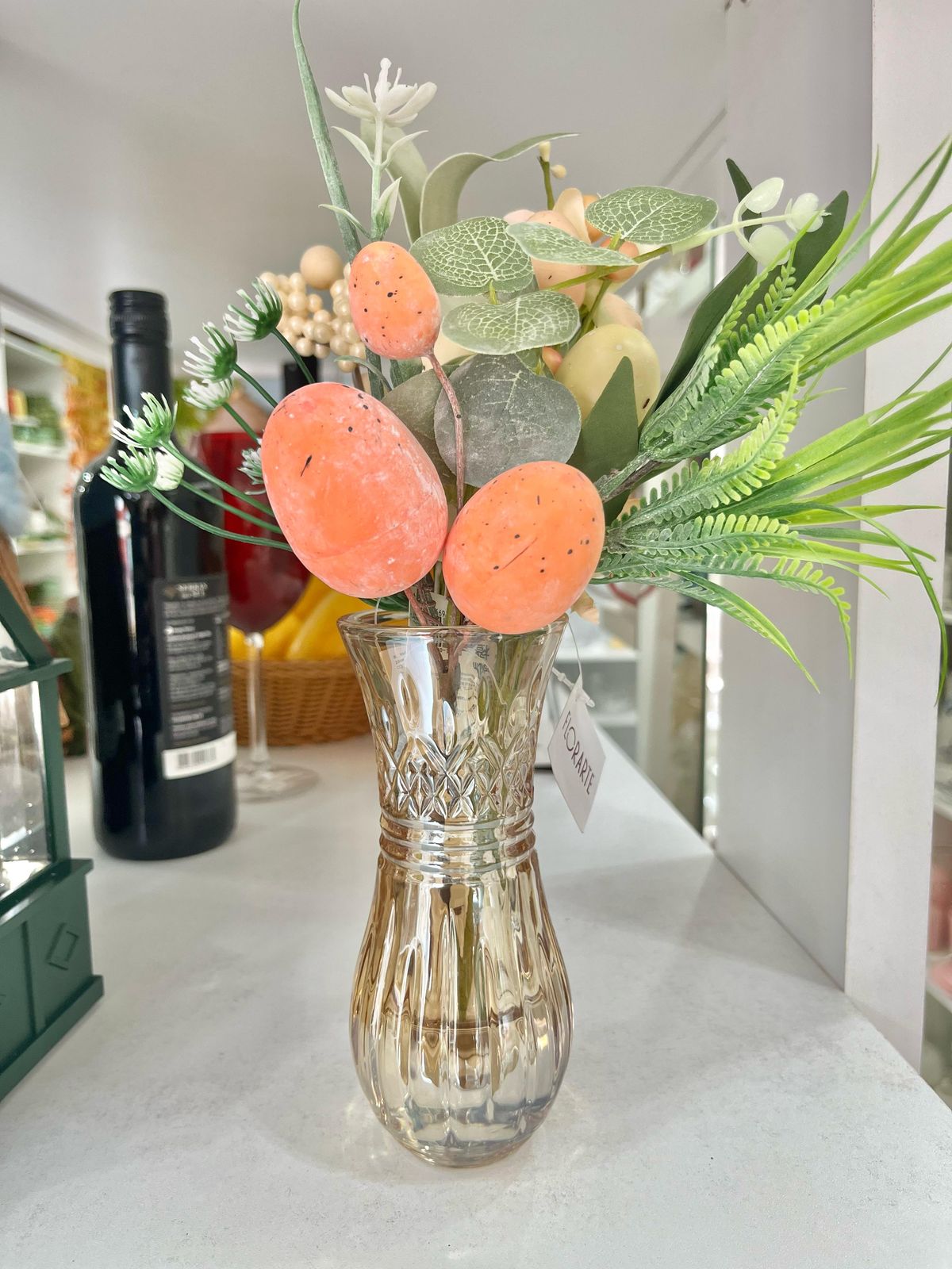 Vaso de Cristal  Âmbar Lys