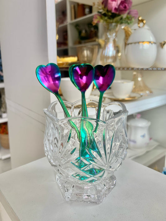 Porta Talheres em Cristal